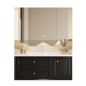 Bathroom Vanities Furniture with Marble Stone <b>Cabinets</b> for Hotels and Villas European Classic Antique Design - Product Image 3