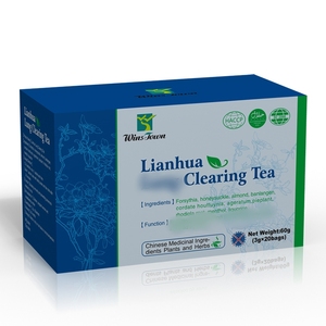 Té Herbal Lianhua Clearing Tea con Cordate, Houttuynia Ageratum, Pieplant, Raíz <span class=keywords><strong>de</strong></span> Rhodiola, Mentol y <span class=keywords><strong>Regaliz</strong></span> - Product Image 1