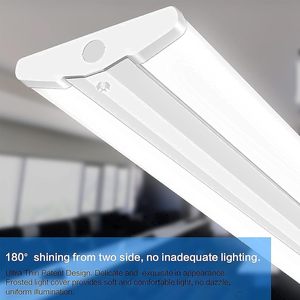 Luminaire LED ultra-plat pour garage et atelier, homologué ETL, 8 pieds, 110W, à montage en surface, avec éclairage enveloppant - Product Image 4