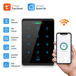 Tuya Smart Life App <span class=keywords><strong>Control</strong></span> Wifi Waterproof IP66 <span class=keywords><strong>Touch</strong></span> keyboard controllo accessi con pulsante di chiamata dingdong PST-CH1 - Product Image 2