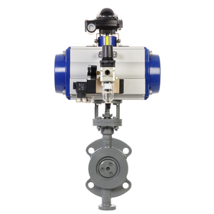 Normal Metal <b>Sealing</b> with Pneumatic Drive up to Dn600 for Single Acting (90 Degree Rotary) - Product Image 4