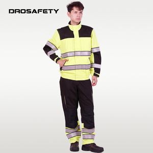 Uniforme <span class=keywords><strong>de</strong></span> <span class=keywords><strong>Trabajo</strong></span> <span class=keywords><strong>de</strong></span> Alta Visibilidad, Reflectante, Ignífugo, para Soldadura, Minería <span class=keywords><strong>y</strong></span> Campos Petroleros, Chaqueta <span class=keywords><strong>y</strong></span> Pantalones - Product Image 4