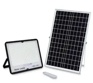 Solar Power IP65 Security Projector 50/100/200W Industrial Outdoor Billboard Reflector LED Solar Flood Light