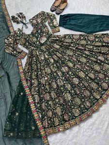 New Designer Party Wear Heavy <b>Top</b> With Dupatta for Weddings and <b>Festivals</b> Premium Quality Material Designer Wear - Product Image 2