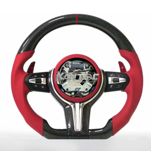 Ajuste para BMW F30 F10 F32 F10 F20 F07 F01 <span class=keywords><strong>E46</strong></span> E60 E90 M3 M4 M5 <span class=keywords><strong>volante</strong></span> de fibra de carbono LED <span class=keywords><strong>M</strong></span> <span class=keywords><strong>volante</strong></span> de rendimiento - Product Image 2