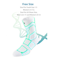 Chaussettes de sport respirantes pour hommes et femmes, logo personnalisé, semelle rembourrée pour le basketball, la course à pied, le camping, en polyester