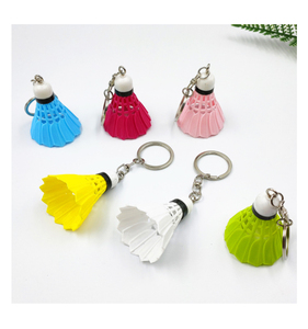 Creative Mini Badminton Keychain Shuttlecock Key Chain Keyring Car Holder Bag Pendant Club Gift