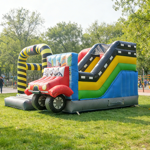 Château gonflable de qualité supérieure pour <span class=keywords><strong>voiture</strong></span>, en PVC durable avec caractéristiques de sécurité, idéal pour les jeux d'enfants en extérieur et la <span class=keywords><strong>location</strong></span> pour fêtes - Product Image 1