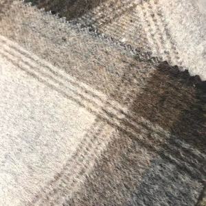 550g/<span class=keywords><strong>m</strong></span>² 35% Wolle Ganzjahres-Karo-Mischgewebe für Damen Einseitiges Wollgewebe für <span class=keywords><strong>M</strong></span>äntel und Hosen - Product Image 4