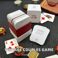 Jeu de cartes personnalisé pour adultes, boîte et cartes personnalisables, cadeau promotionnel pour soirée boisson amusante