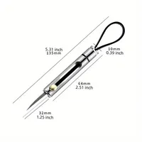Mini outil de couteau à glissière utilitaire pour le déballage de boîtes express, couteaux de poche pendentifs porte-clés gadget EDC extérieur