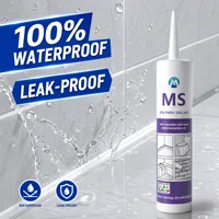 Scellant polymère MS hautement élastique, faible odeur, résistant aux intempéries, adhésif pour la construction, étanchéité des joints de fenêtres et de murs