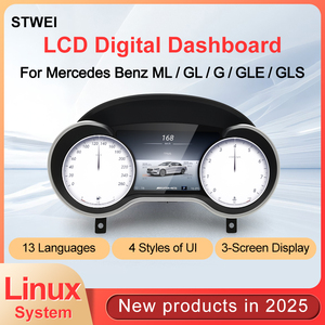 Velocímetro digital con pantalla LCD de 12.3 pulgadas para Mercedes Benz ML/GL/G/GLE/GLS, actualización de reequipamiento. - Product Image 2