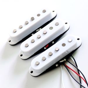 Donlis 1set Alnico 2 Magnet Single Coil Pickup pour <span class=keywords><strong>guitare</strong></span> SSS ST Couleur blanche pour <span class=keywords><strong>magasin</strong></span> <span class=keywords><strong>de</strong></span> gros en ligne - Product Image 1