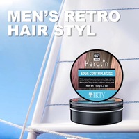 Étiquette personnalisée 150g de cheveux d'argan et de kératine forte tenue marque privée contrôle des bords pour les femmes