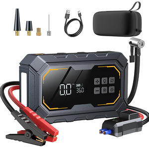 Booster de batterie de voiture 6000mAh Spark Proof Smart <span class=keywords><strong>Boost</strong></span> Jump Starter avec gonflage de pneu 150PSI et lumière LED pour camion et moto - Product Image 1