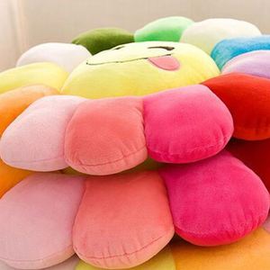 Almohada de Peluche de Girasol Súper Suave Kawaii, Cojín Relleno de Algodón PP, Juguete Antiestrés para Bebés y Adultos - Product Image 5