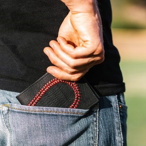 <b>For</b> Boshiho Handmade Men's Bifold <b>Wallet</b> Minimalist Baseball Stitching Leather Vintage Thread RFID Anti-Theft <b>Card</b> <b>Holder</b> - Product Image 5