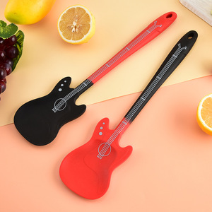 Spatule à crème en forme de <span class=keywords><strong>guitare</strong></span>, <span class=keywords><strong>grattoir</strong></span> de pâtisserie en silicone, outils de pâtisserie - Product Image 3