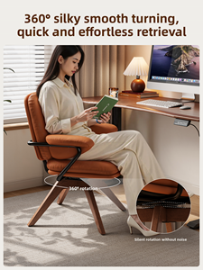 <span class=keywords><strong>Chaise</strong></span> de <span class=keywords><strong>bureau</strong></span> ergonomique de style Bauhaus rétro en bois massif de qualité supérieure, <span class=keywords><strong>chaise</strong></span> de <span class=keywords><strong>bureau</strong></span> pivotante avec dossier réglable, pour la maison et le <span class=keywords><strong>bureau</strong></span>, BGY010 - Product Image 5