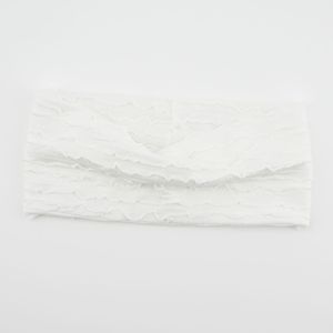 Bandeau en tissu tricoté extensible rétro européen-américain, motif macarons, rayures horizontales, dentelle à volants, bordure de l'oreille, bandeau de yoga en tricot - Product Image 5
