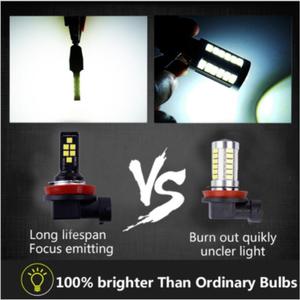 Superheldere Auto Mistlampen Drl 12V 6000K Wit Geel H16jp H7 9005 Hb3 9006 Hb4 H8 H11 Motor Auto Led Lamp - Product Image 5