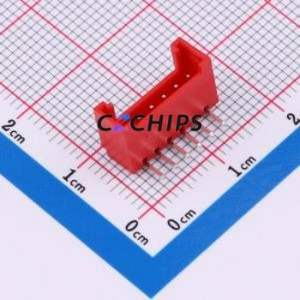 ZX-HY2.0-6PWZ-R Wire-to-Board Pin Header Bent Lead Through Hole,P=2mm Connector 1x6P 2mm Right Angle Insert HY - Product Image 1