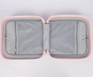 תיק מטען נשי העליון 10 מזוודות סטים סטים סטים ספה אור יוקרה 8 "12" 14 "14" ורוד ירוק שחור לבן ורוד לבן שחור קוסמטי - Product Image 3