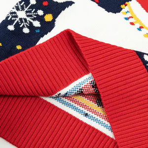 Suéter de Punto Otoño-Invierno 2026 para Niños, Estilo Europeo Americano, con Lindo Patrón de Alpaca, Cuello Redondo, Ideal para Navidad - Product Image 6