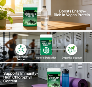 ผงสกัดสาหร่ายสไปรู<span class=keywords><strong>ล</strong></span>ิน่าและเม็ด<span class=keywords><strong>คลอ</strong></span>เร<span class=keywords><strong>ล</strong></span><span class=keywords><strong>ล</strong></span>่า OEM สำหรับ<span class=keywords><strong>ล</strong></span>ดน้ำหนัก อาหารเสริม<span class=keywords><strong>ล</strong></span>ดน้ำหนักจากธรรมชาติ - Product Image 3