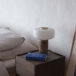 Desk Lamp Marble Base Touch Control LED <b>Light</b> Bedside Table Lamp For Bedroom Living Room Decor - Product Image 3