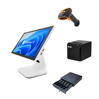Caisse enregistreuse tactile POS, tablette Android/Windows 16 pouces, POS tout-en-un avec Wi-Fi 6