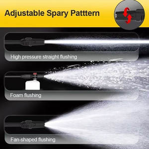 Laveuse de voiture portable haute puissance 1400W, nettoyeur haute pression électrique, pistolet à eau mobile <span class=keywords><strong>pour</strong></span> lavage de voiture - Product Image 3