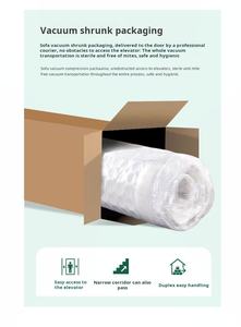 Canapé compressé tout éponge Velours côtelé Salon simple Petit canapé en tissu pour paresseux Canapé et lit pliants Double usage - Product Image 5