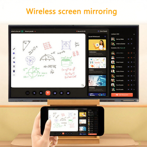 55 Inch LCD Interactive Whiteboard 4K Resolution 20-Point Touch Android Windows OS 1-Year Warranty 48MP <b>Camera</b> Metal Frame - Product Image 5