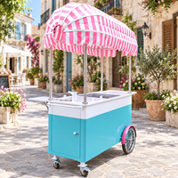 Chariot de nourriture mobile portable Etodevice, chariot à pousser commercial pour les entreprises