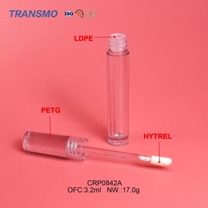 Tube de brillant à lèvres avec applicateur transparent, tube de couleur à lèvres, tubes de beurre à lèvres, brillant à lèvres en marque privée - Product Image 3