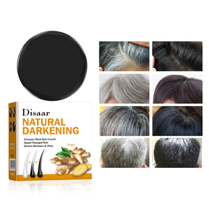 Jabón Capilar Disaar de Jengibre y Aceite de Lavanda, Champú Sólido de Limpieza Básica para Oscurecer el Cabello, Champú Herbal en Barra para Cabello Negro - Product Image 6