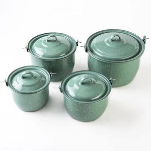 Cubo De Agua De Arroz Juego Peltre Ollas De Peltre Cinsa Bateria De Cocina Esmaltada Utensilios De Cocina Con Tapa Esmaltada 18/20/22/<span class=keywords><strong>24</strong></span>/26/30/34cm - Product Image 6