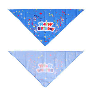 Venta al por mayor elegante de lujo moderno clásico Festival mascota cumpleaños traje gato y perro pañuelos con estampado pastel sombrero conjunto - Product Image 4