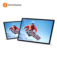 Monitor Táctil FHD de 15.6 Pulgadas, Pantalla Digital Android, Tablet para Señalización Digital, Tótem Publicitario LCD para Interiores, Menú para Restaurante