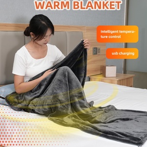 Portable Graphene Infrared <b>Heat</b> Blanket Multifunctional Electric with Temperature Control for Winter Use in Household Outdoor RV - Product Image 6