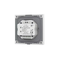Panneau tactile mural T3 RF2.4G RGB LED Dimmer sans fil 3 canaux Contrôleurs LED RGB Panneau mural à distance Interrupteur