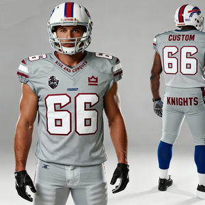 Uniforme de <span class=keywords><strong>football</strong></span> américain pour hommes en gros, personnalisé # 23 # 97 # Maillot de <span class=keywords><strong>football</strong></span> de qualité supérieure, blanc et or, cousu, édition limitée, 85 - Product Image 2