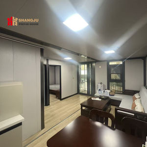 Maison conteneur démontable <span class=keywords><strong>de</strong></span> 20 pieds avec structure en acier, maison portable, montage facile pour le camping en plein air, chantier <span class=keywords><strong>de</strong></span> construction résidentiel - Product Image 4