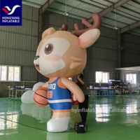 Figura Inflable de Dibujos Animados, Modelo de Globo, Publicidad Exterior