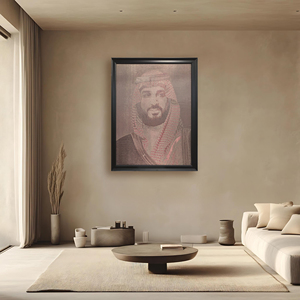 Hiện đại Nhà tường trang trí nghệ thuật điêu khắc nhà máy tùy chỉnh thép không gỉ kim loại bức tranh Chân Dung tùy chỉnh saudi treo - Product Image 1