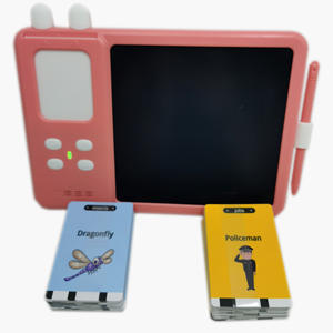 Lernspiel zeug elektronische Schiefer lcd sprechen Karteikarten schreiben Bildschirm Handschrift Brett Kinder zeichnen Schreib block - Product Image 4