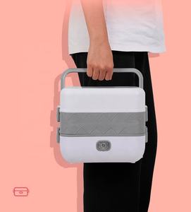 กล่องใส่อาหารกลางวันไฟฟ้าแบบพกพา, กล่องใส่อาหารเก็บความร้อนร้อนร้อนอเนกประสงค์พร้อมถังข้าว - Product Image 6