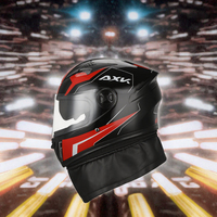 Nouveau casque de moto intégral à double lentille en PP, design personnalisable pour une sécurité accrue, taille réglable, doublure en coton 1